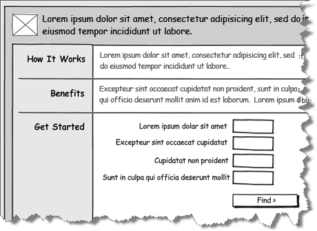 sample balsamiq wireframes