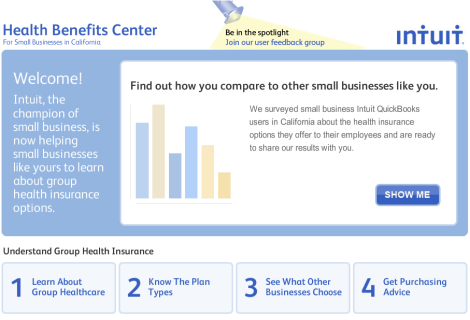 Launched: Intuit Health Benefits Center