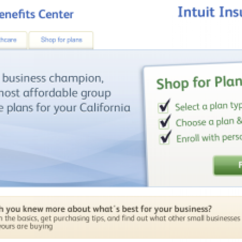 Launched: Intuit Health Benefits Shopping